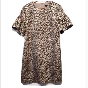 Banana Republic Leopard Print Dress Size 6